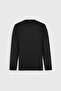 Men's Black Wool Standard Fit Regular Cut Crew Neck Knitwear Sweater - 6