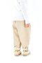 Pack of 2 Soft Velvet Boyfriend Pants (Cinnamon&Cream) - 7