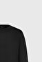 Men's Black Wool Standard Fit Regular Cut Crew Neck Knitwear Sweater - 7