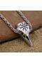 Vikings Raven Skull Necklace - 3