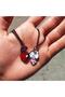 Magnet Hello Kitty And Spider-Man Black Chain Couple Necklace - 4