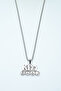 Kiss Knitted Chain Necklace - 2