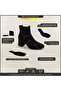 Black Leather Waterproof Heeled Winter Boots - Women's Heat-Retaining Comfortable Boot Models - 2
