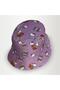 Lilac Hello Kitty On The Way To School Collage Bucket Hat