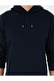 Navy Blue Regular Fit Hooded Sweatshirt 50298987-Vr033 - 6