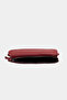 2602 Genuine Leather Large Size Women's Wallet Flother Claret Red - 7