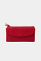 2602 Genuine Leather Large Size Women's Wallet Flother Red - 4