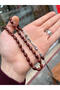 Barley Cut Silver Tasseled Kuka Prayer Beads, Gift Prayer Beads with Wooden Grail, Kuka Prayer Beads - 4