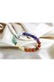 Chakra Bracelet Luxury Chakra Bracelet with Hematite Detail