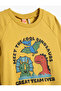 Dinosaur Sweatshirt Rose Gold Long Sleeve Crew Neck Cotton - 3