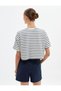 Oversize Crop T-Shirt Crew Neck Short Sleeve - 4
