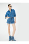 Denim Shirt Long Sleeve Pocket Detailed Comfortable Fit