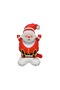 Footed Small Sitting Santa Claus Foil Balloon 59X35 cm