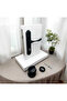 Leaf Sleeve Matte Black Mirrored Yale Steel Door Handle Right Press One Side + Mallet and Bottom Badge - 3