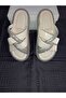 Asel Patent Leather Stylish Slippers with Stones - 2