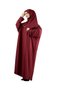 Prayer Dress Scarf Prayer Rug Rosary Set, Islamic Clothing Suit Ferace Turban Shawl - 3