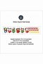 Cute Animals in the Cup Christmas New Year Glass Door Wall Sticker Set - 3