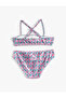 Bikini Set Ruffled Thin Straps - 2