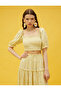Elastic Crop Blouse - 3