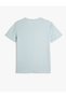 Sports T-Shirt with Slogan Embroidery, Crew Neck, Short Sleeve - 2
