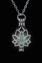 Women's Lotus Necklace Bbk34 - 4