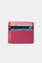 762-g Genuine Leather Horizontal Magnetic Card Holder Flother Fuchsia - 5