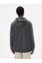 Hooded College Sweat Slogan Embroidered Long Sleeve - 4