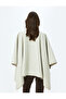 Classic Long Oversize Poncho - 4