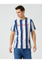 Slogan Printed T-Shirt Crew Neck Short Sleeve Cotton