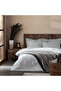 Antuas 100% Cotton Double Duvet Cover Set 200X220 cm Gray