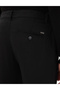 Black Slim Fit Elastic Waist Lace up Canvas Trousers 50295932-Vr046 - 6