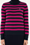 Women's Navy Blue High-Rise Sweater 50292880-Vr033 - 6