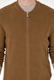 Men's Khaki Melange Basic Knitwear Cardigan 50288870 -Vr125 - 6