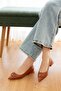 Ala Taba (3 cm Heels) V Buckle Pointed Toe Heeled Shoes - 6