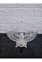 Lotus Crystal 24 cm Square Cutout Decor Silver Foot Linea Salad Bowl - 4