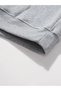 Printed Gray Oversized Hoodie Sweatshirt - 6