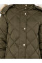 Khaki Hooded Coat 50272233 -Vr238 - 7