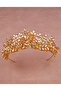 Leaf Patterned Elegant Bridal Costume Crown Henna Night Crown Honey - 7