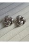 Twisted Earrings Silver Color - 5