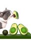 Cute Sticky Cat Grass Avocado Catnip 360 Degree Rotating Catnip Toy