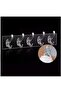 2-Piece Silicone 5-Piece Clear Strong Self-Adhesive 29X7 Door Wall Hanger Heavy Load-Bearing - 3