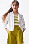 Kids Girl's 8-14 Years Soft Denim Jacket 36707 White