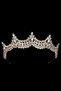 Crystal Rhinestone Shiny Bridal Princess Crown for Henna Night Queen Costume Crown Silver - 4
