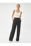 Palazzo Trousers with Pockets Modal Blend - 2