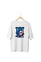 Oversize Arcane Jinx Printed T-Shirt, Oversize Unisex Black Tee