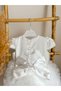 Baby Girl Child Short Sleeve Tulle Tutu Special Day Party Birthday Princess Satin Evening Dress - 5