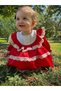 Baby Girl Lace Long Sleeve Lined Vintage Birthday Party Wedding Evening Dress Christmas - 7