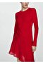 Asymmetrical Dress with Stitching Detail - 8