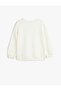 Printed Long Sleeve Crew Neck Sweatshirt - 2