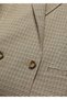 Çapraz düğmeli blazer ceket - 5